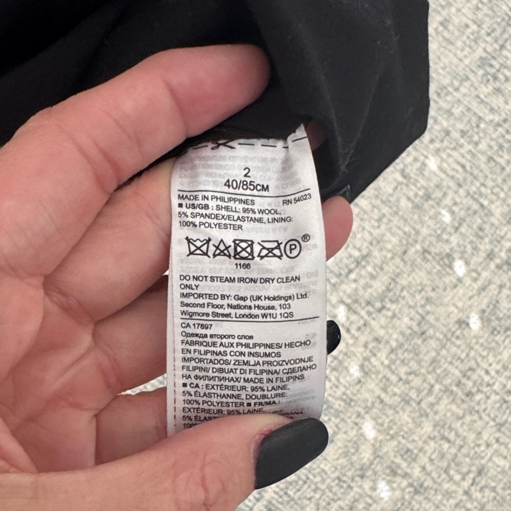 Banana Republic Black Asymmetrical Ruffle Dress - Picture 8 of 9
